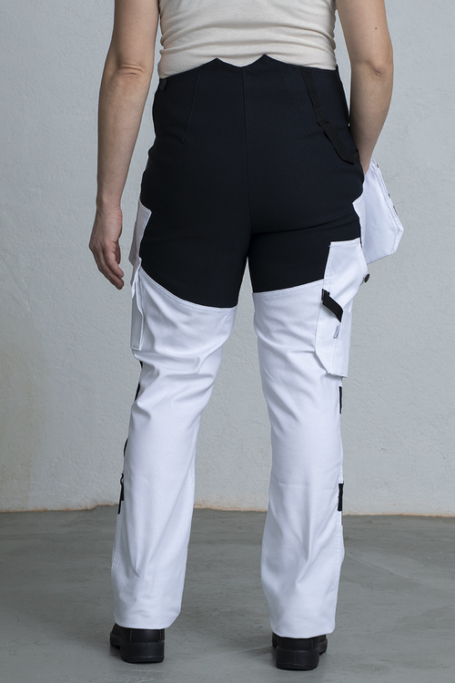 ROSMARI Work Trousers for Pregnant -White