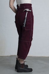 FELICIA work trousers burgundy