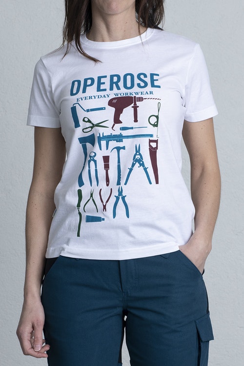 TINA T-shirt EKO cotton - Uncompromising workwear -for women | OPEROSE