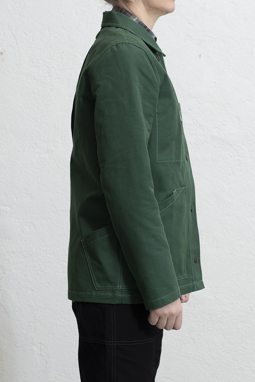 JOHANNA canvas jacket green