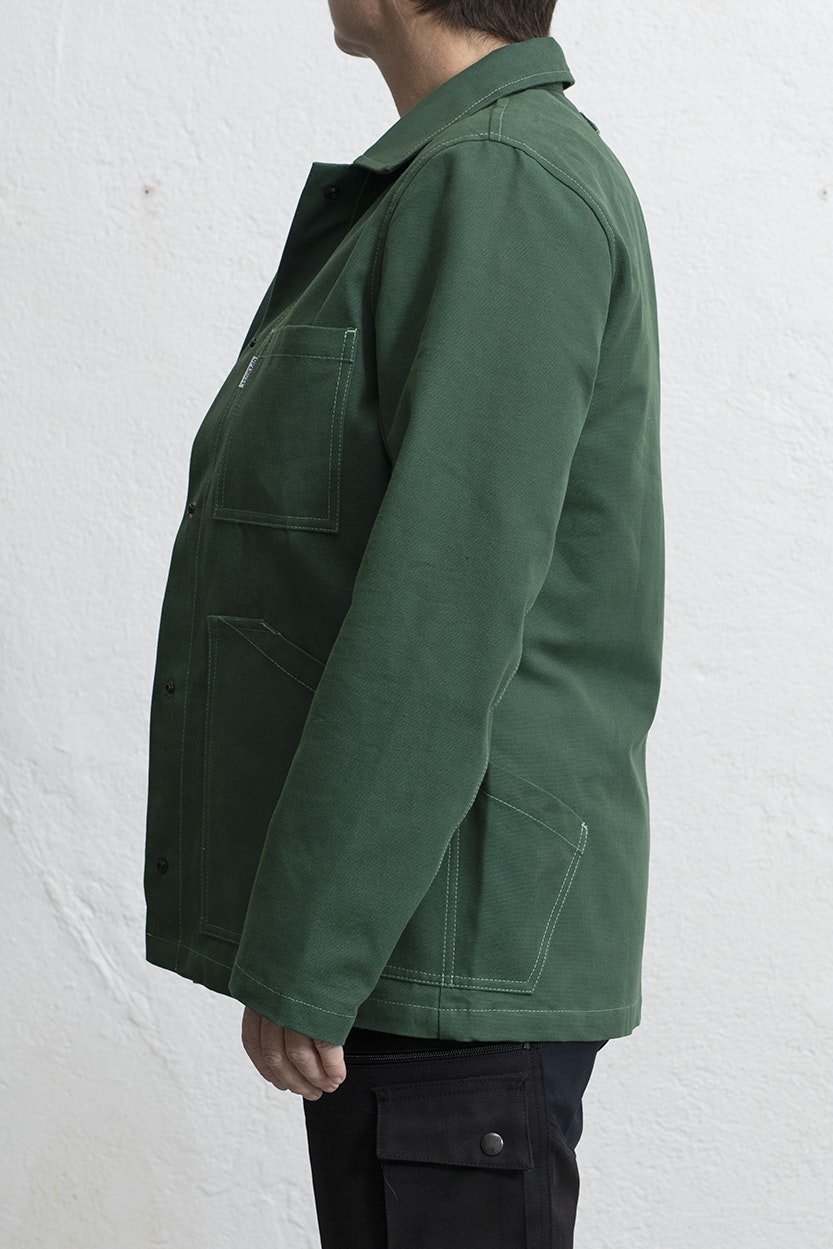 JOHANNA canvas jacket green