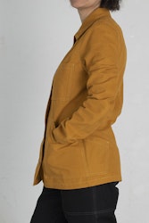 JOHANNA canvas jacket mustard yellow