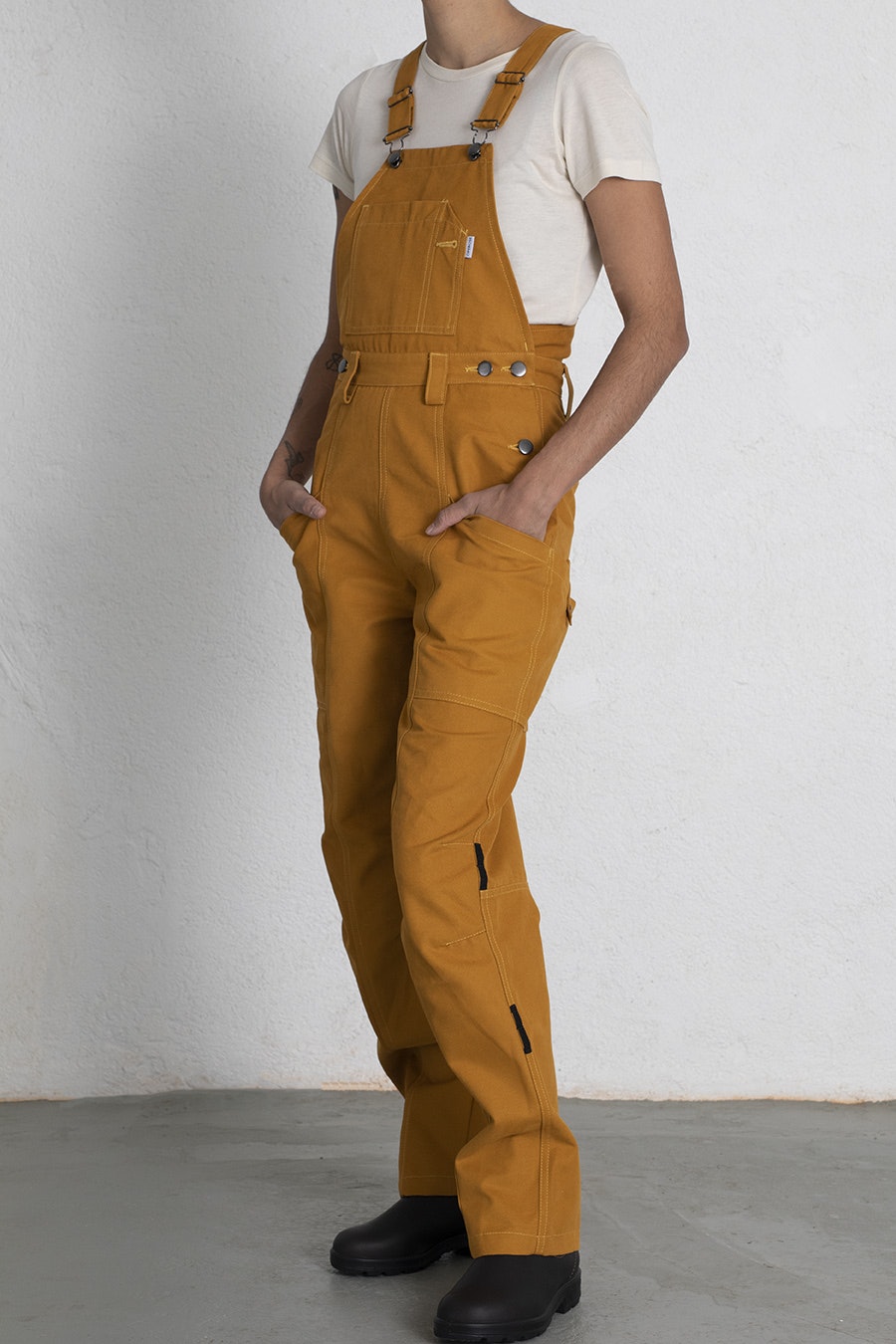 JENNY dungarees mustard yellow