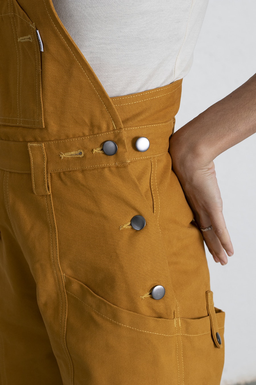 JENNY dungarees mustard yellow