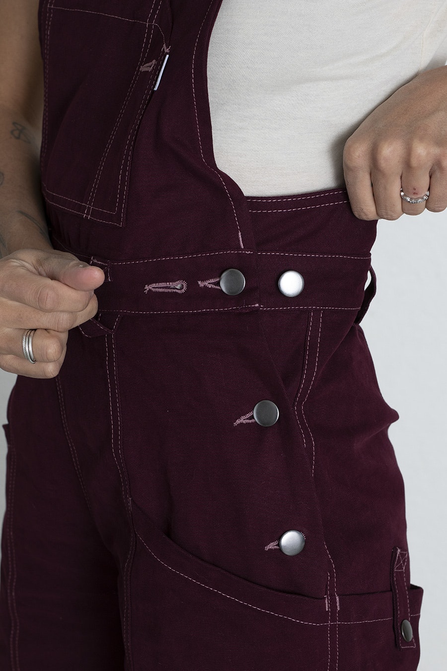 JENNY dungarees burgundy