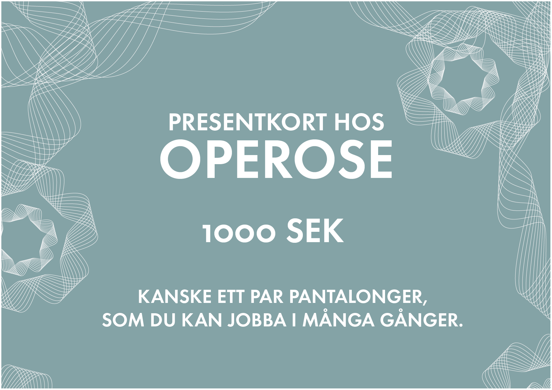 Gift card 300 sek