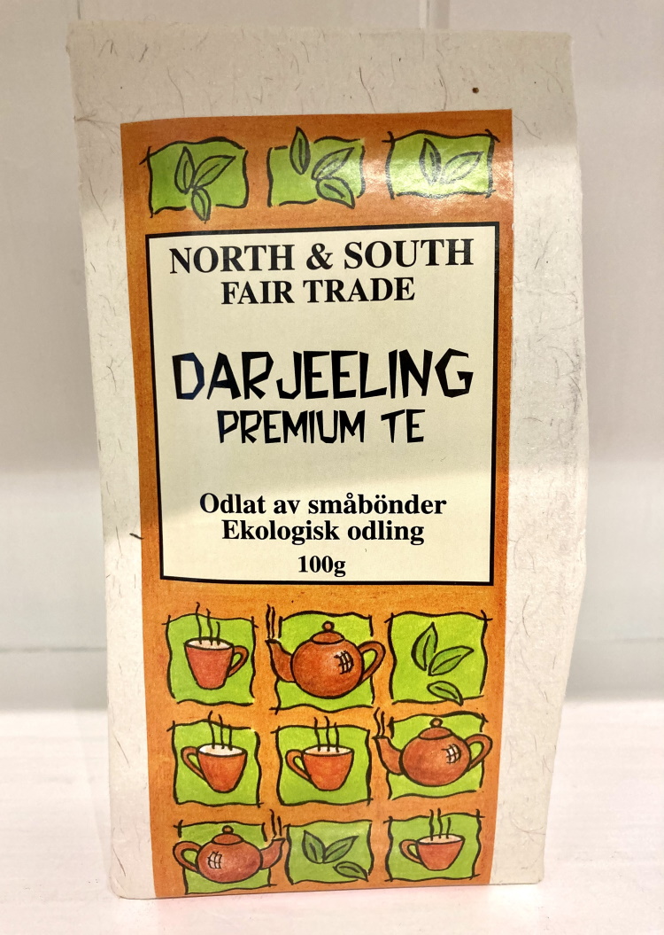 Darjeeling Premium te, ekologiskt lösviktste, 100 g, Indien