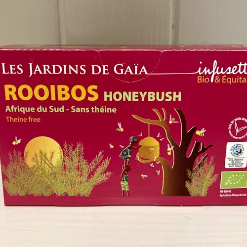 Rooibos Honeybush, ekologiskt påste, 20 påsar à 1,5 g, Sydafrika
