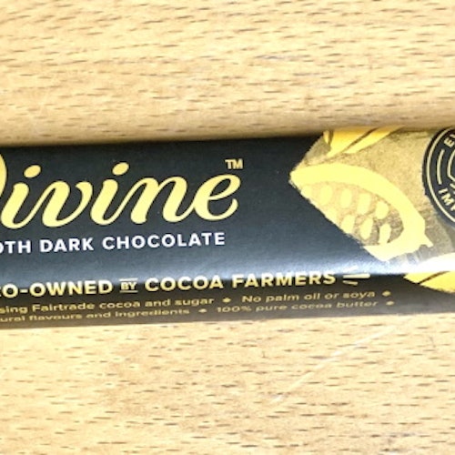 Divine mörk choklad, 70%, 35 g, VEGANSK, Ghana