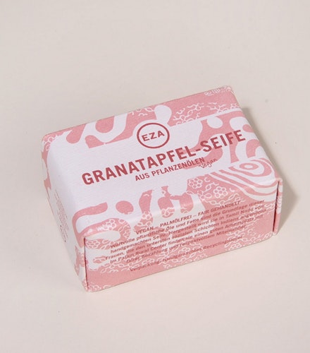Palam/Granatäppletvål, fast/ekologisk, 100 g, Indien