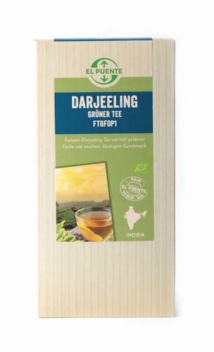 Darjeeling Grönt Te i lösvikt, 100g, Indien
