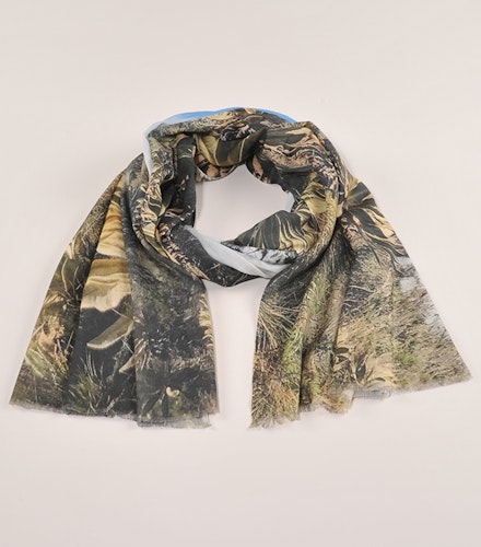 Sjal Paramo digitaltryck 50% bomull 50% modal 200x79 cm/Indien