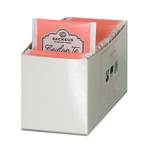 Ceylonte, Skogsbär, refill till Sackeus Ceylon påste i displaybox, 25 påsar à 2 g=50 g, Sri Lanka