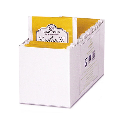 Ceylonte Mango/Apelsin, refill till Sackeus Ceylon påste i displaybox, 25 påsar à 2 g=50 g, Sri Lanka