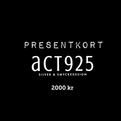 Presentkort 2000