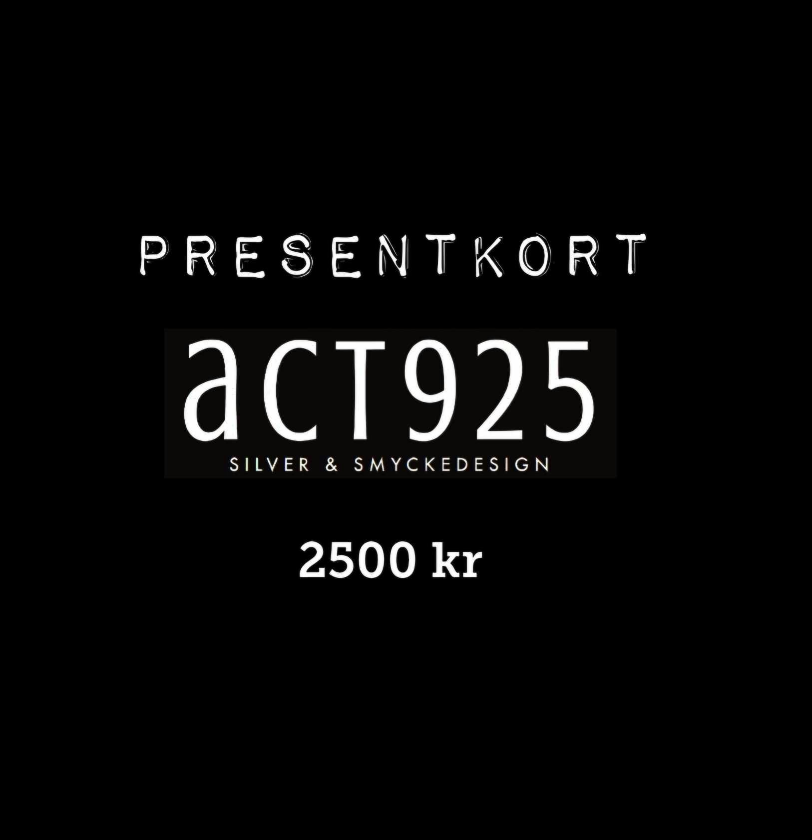 Gift card 2500