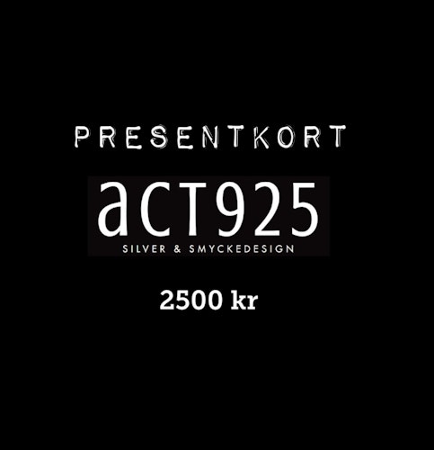 Gift card 2500