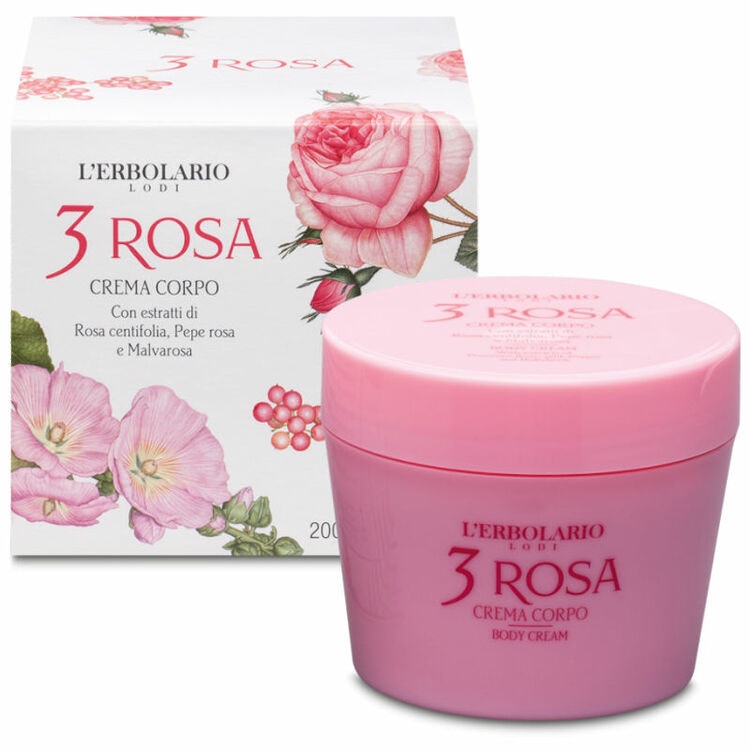 Kroppskräm 3 Rosor Lérbolario 200ml