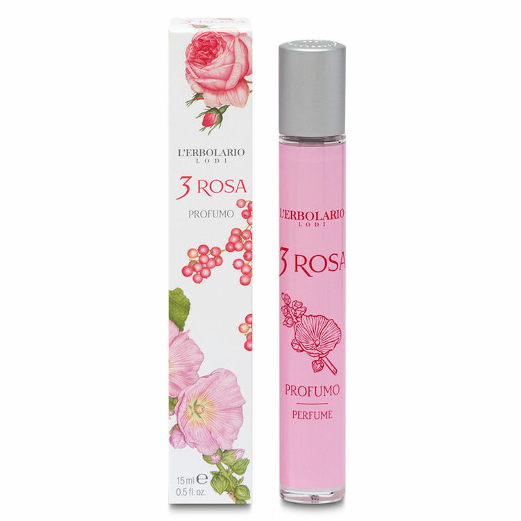 Eau de parfum 3 Rosa Lérbolario 15 ml