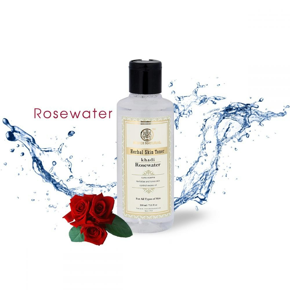 Khadi Natural Ansiktsvatten Rose Water Toner 210 ml