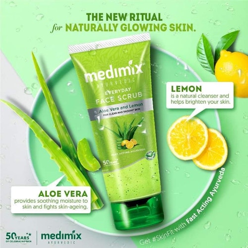 Medimix Everyday Face Scrub Aloe Vera & Lemon