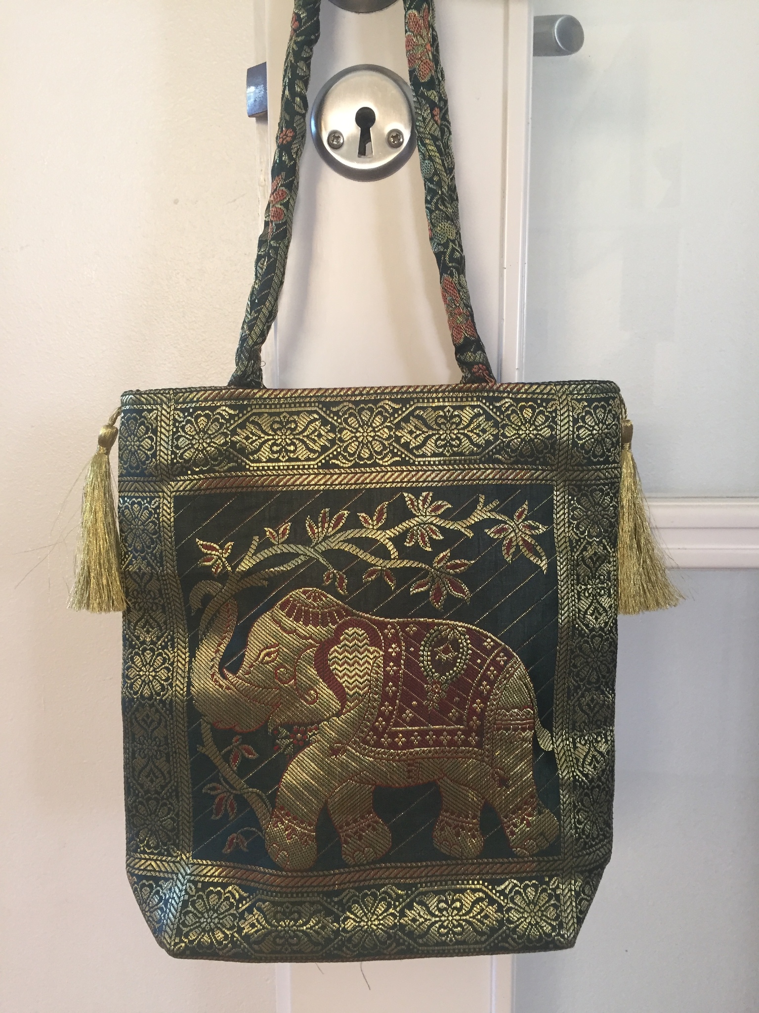Väska Elefant grön