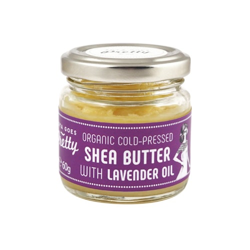 Shea Butter & Lavender Oil 60gr EKOLOGISK, VEGAN, RAW, CRUELTY FREE