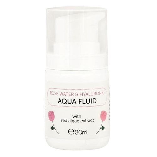 Rose Water & Hyaluronic Aqua Fluid 30ml EKOLOGISK, VEGAN, CRUELTY FREE