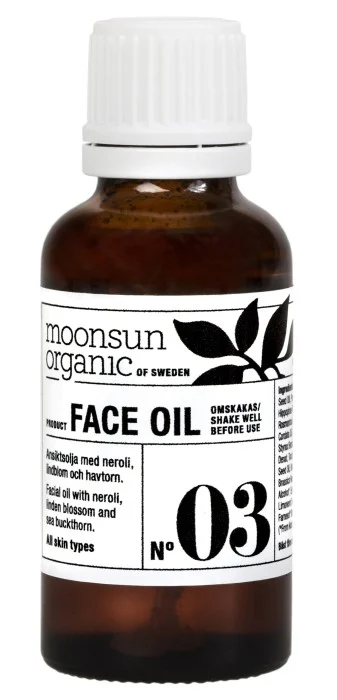 Face oil Moonsun Balanserande ansiktsolja som ger huden fin lyster och en vårdande känsla.