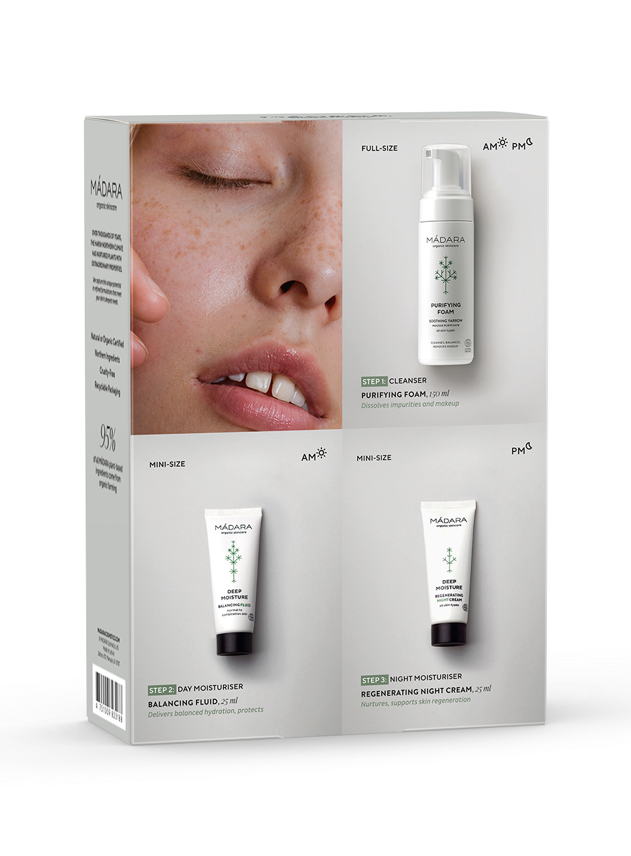 Madara Deeper Than Skin Set Set 150 + 25 + 25 ml