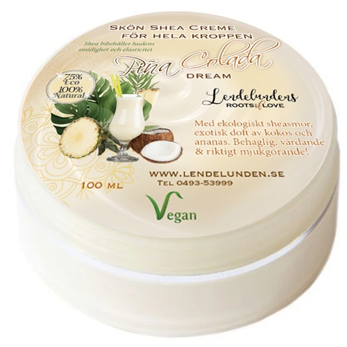 Pina Colada dream Shea 100 ml Lendelundens