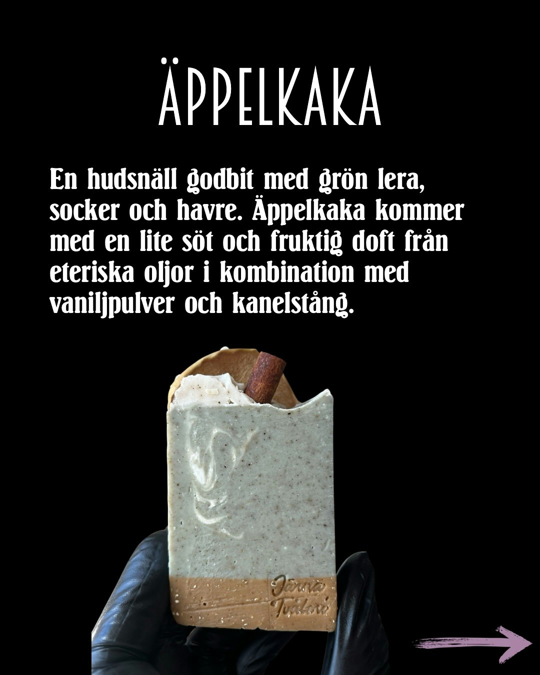 Tvål Äppelkaka Järna Tvåleri