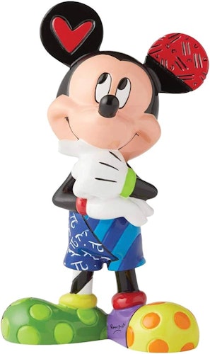 Disney by Britto Mickey Mouse Figurine, 6 Inch, Multicolor