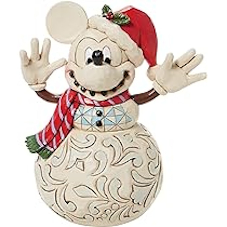Mickey Mouse Snowman 17 cm Disney Traditions