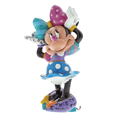 Disney by Britto Minnie Mouse Mini Stone Resin Figurine, 3.25 Inch