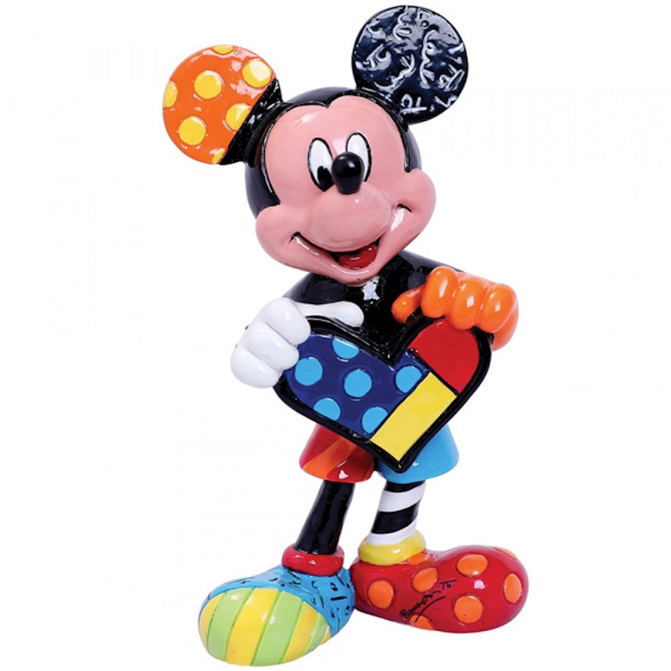 Enesco Disney by Britto Mickey Mouse Miniature Figurine, 3.54 Inch, Multicolor,