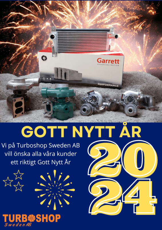 Gott nytt år ifrån er turboleverantör - Turboshop Sweden AB