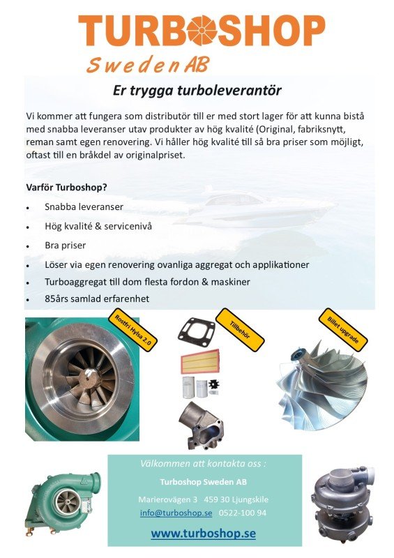 Lägesupdate hos er turboleverantör - Turboshop Sweden AB