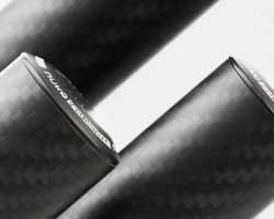 Växelspaksknopp kolfiber (matt) 40mm (65mm längd)
