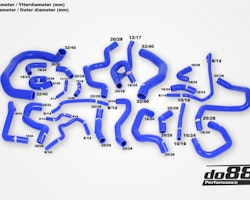 AUDI SEAT SKODA VW 1.8 / 2.0 TSI (MQB) KYLARSLANGAR (24 STYCKEN) SVART