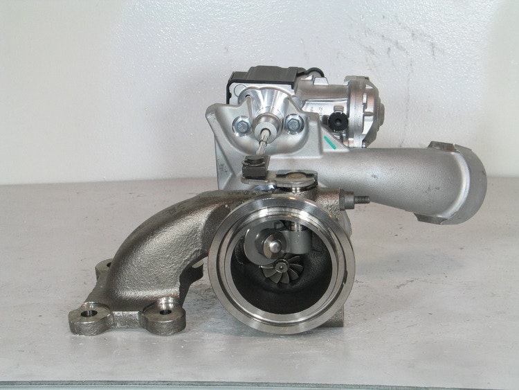49180-01275 Renoverad originalturbo OEM Mitsubishi TD025M2sbR Turbo VW Golf Audi A3 1.4L bensin 04E145721R ( Bytesturbo )