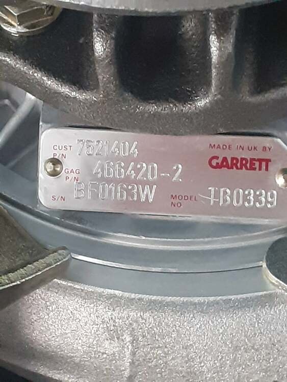 466420-5002S Garrett renoverad  TBO339 original Saab turbo OEM nummer :9337148,9337310,7521404 ( Bytesturbo )