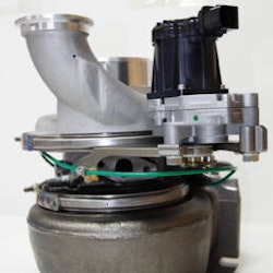 912615-5001S / 816842-5010S Garrett GT3576VBKLN  fabriksny turbo till Volvo Truck / Bus 7.7 l Motorkod : MDE8 OEM : 23037075