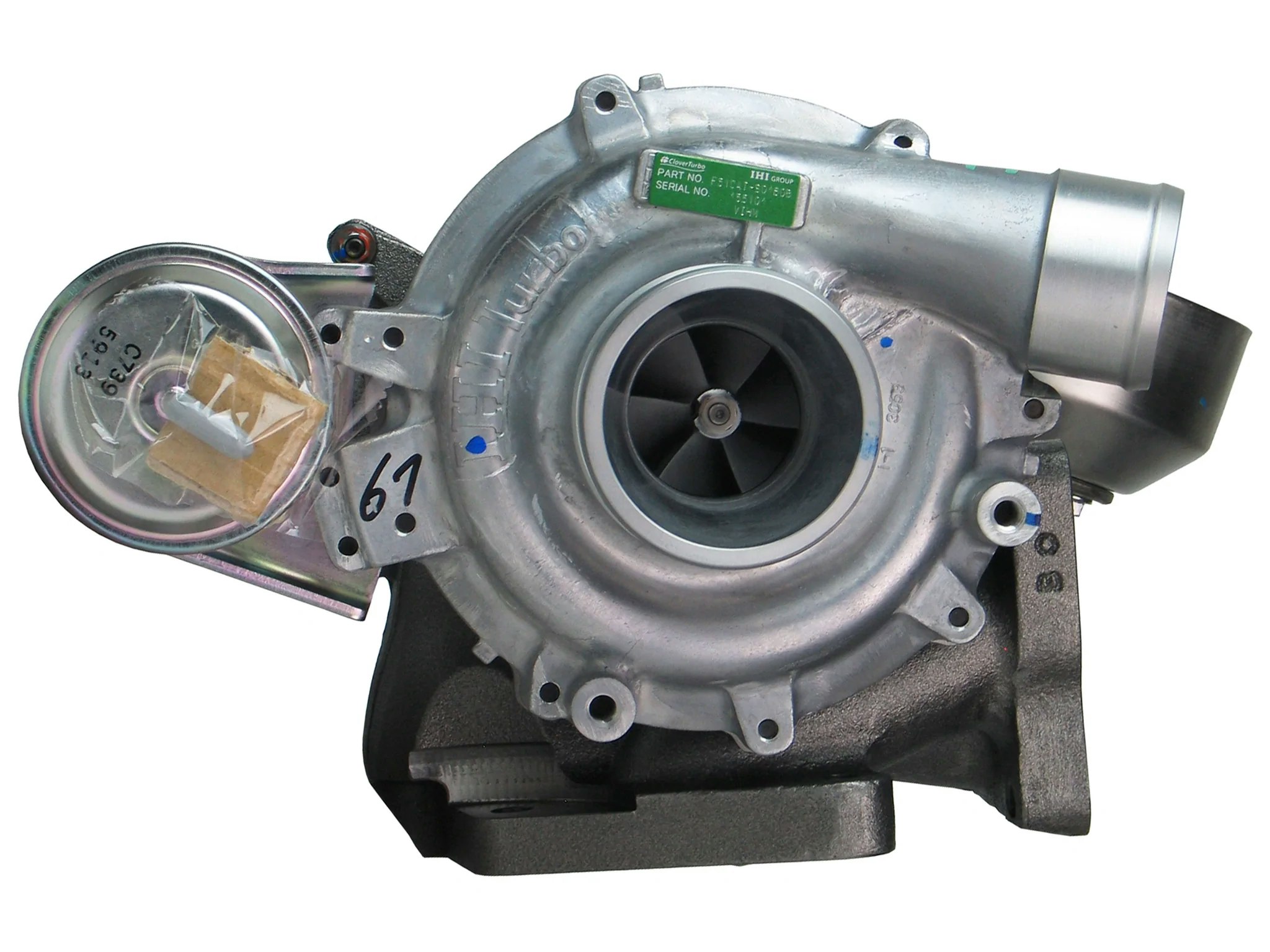VIHM IHI ISUZU D-Max Fabriksny original turbo OEM : 8981506883 Motor : 4JK1  ( Storsäljare )