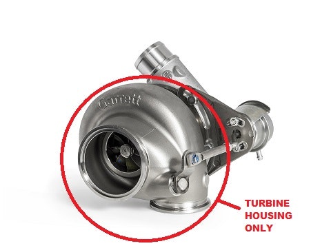 Turbine Housing Kit  Garrett G30 STANDARD ROTATION, 1.01 A/R O/V, V-Band In/Out, INTERNAL W/G