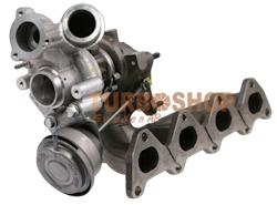 49373-01005 Mitsubishi TD025 renoverad original turbo 1.4 TSI / TFSI ! ( Bytesturbo )