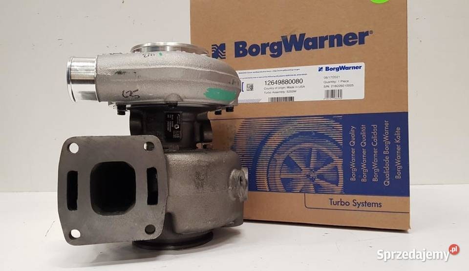 12649880080 BorgWarner S200W073 Fabriksny originalturbo.