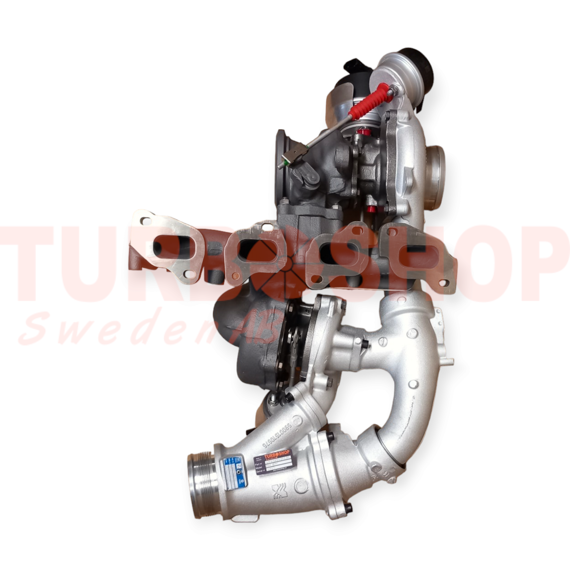 10009880383 Renoverad bytesturbo  Bi-turbo VW crafter / Transporter T5 T6 2.0 BI TDI  ( Storsäljare )