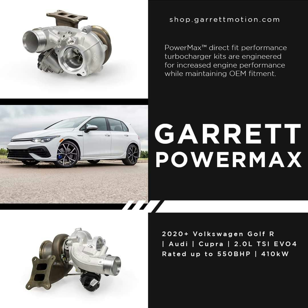921474-5001S Garrett PowerMax turbocharger upgrade 2.0T EA888 Evo4