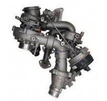 10009980440 BorgWarner dubbelturbo - Fabriksny originalturbo : 2627961